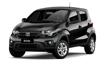 Fiat Mobi blanco, carro económico para alquilar en Cali
