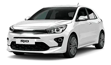Kia Rio sedán para alquiler de carros en Cali